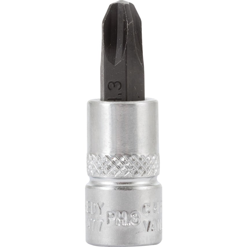 No.3 Phillips Screwdriver Socket Bit 1/4" Square Drive