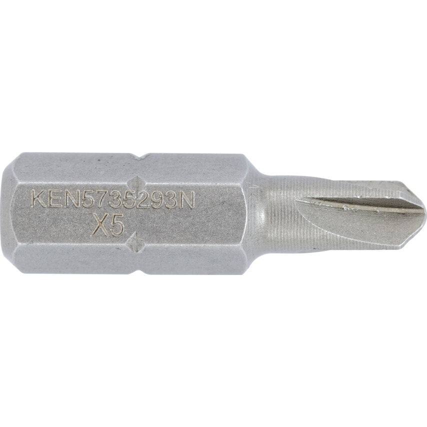 No.5 Torq Set 1/4" Hex 25mm O/A