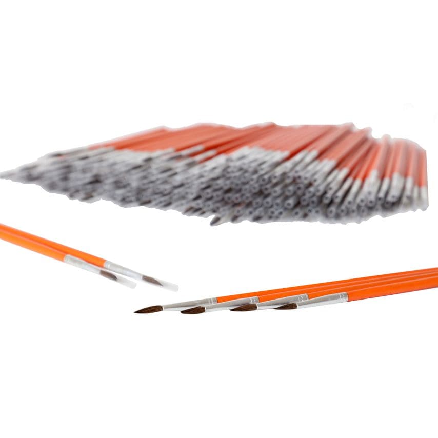 No 4, 5mm Touch Up Brushes, 200 Pieces