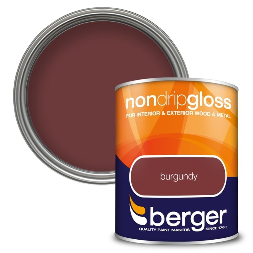 Non Drip Gloss 750ml Burgundy