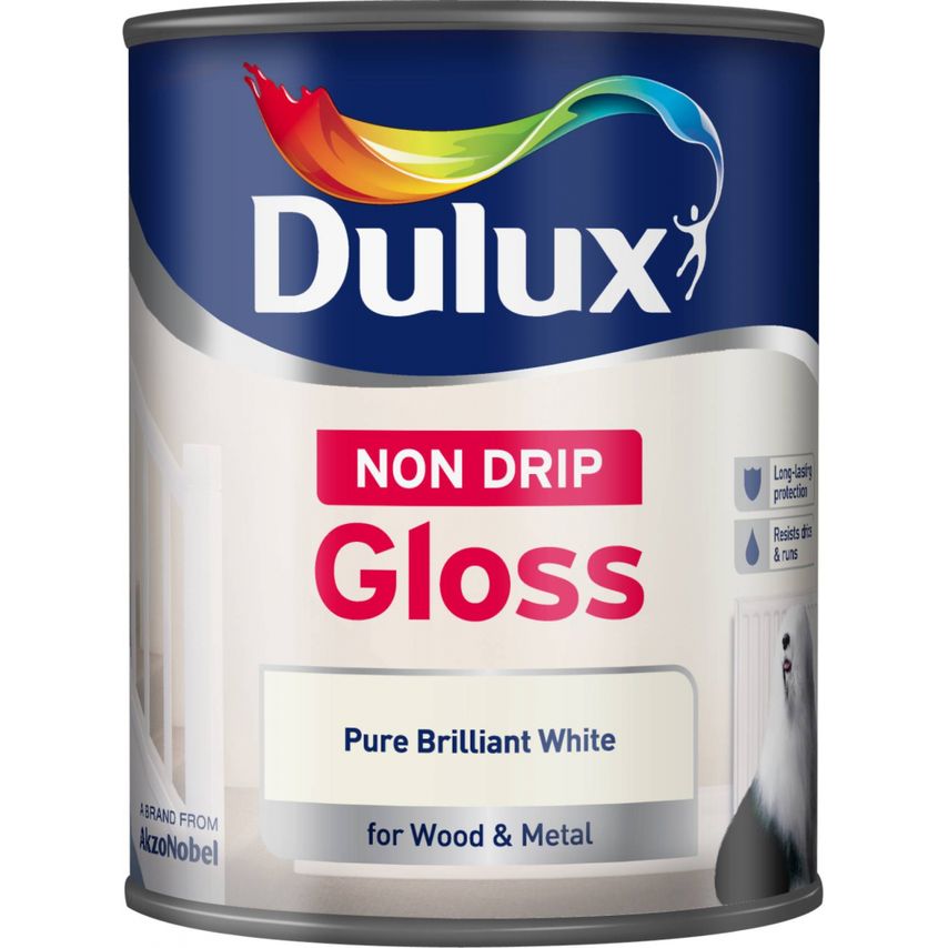 Non Drip Gloss 750ml Pure Brilliant White - 447301