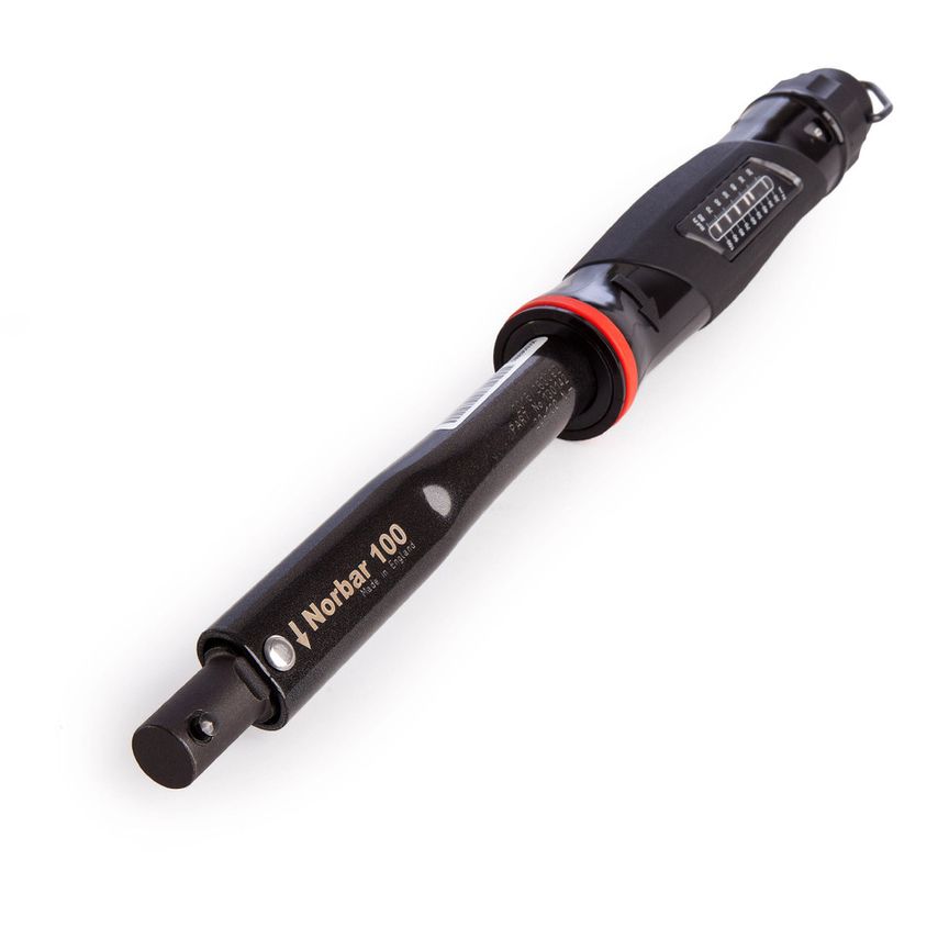 NorTorque 130142 Torque Handle Model 100 TH Dual Scale 16mm Spigot 20.0-100.0 Nm 15.0-75.0 Lbf.Ft