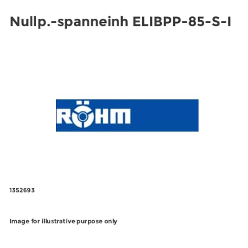 Nullp.-spanneinh ELIBPP-85-S-I