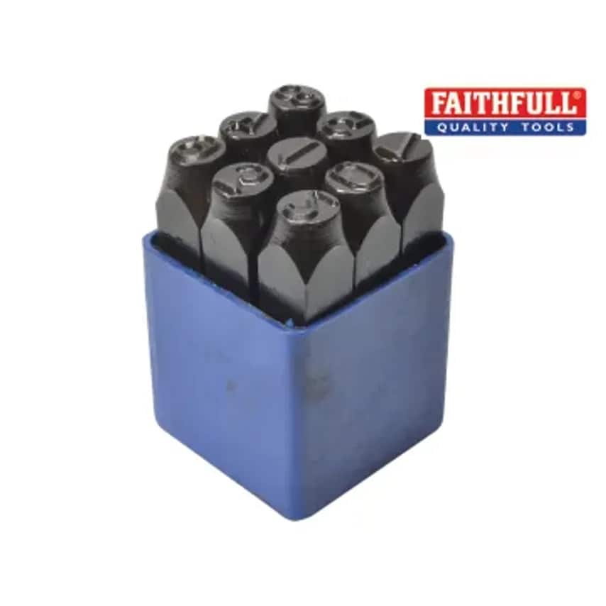 Number Punch Set 12mm FAIN12MM