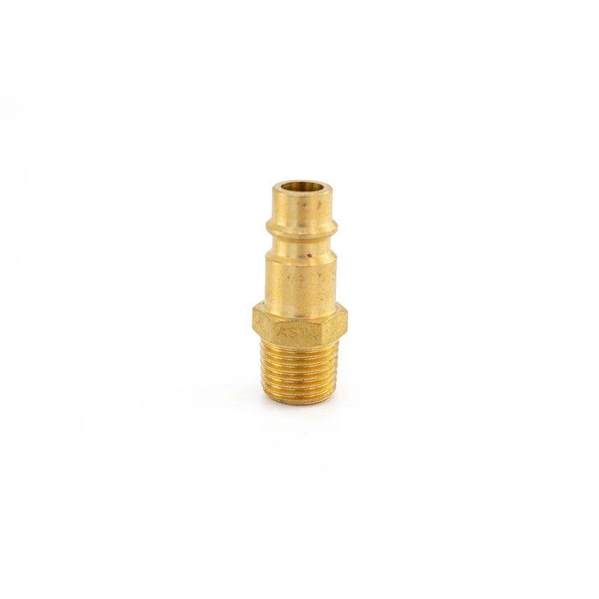 OP30M/B Pneumatic Quick Connect Coupling Adapter Threaded Male 3/8" (Brass)