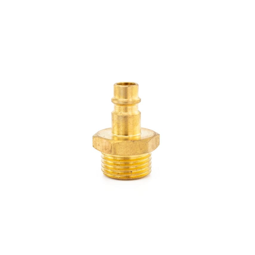 OP40M/B Pneumatic Quick Connect Coupling Adapter Threaded Male 1/2" (Brass)