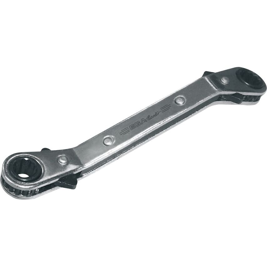 Offset Double Ratchet Wrench 1/4-5/16"