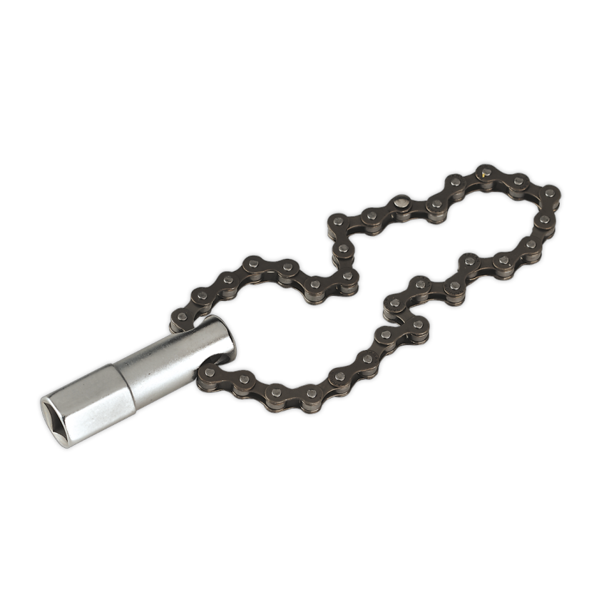 Oil Filter Chain Wrench 135mm Capacity 1/2" Square Drive