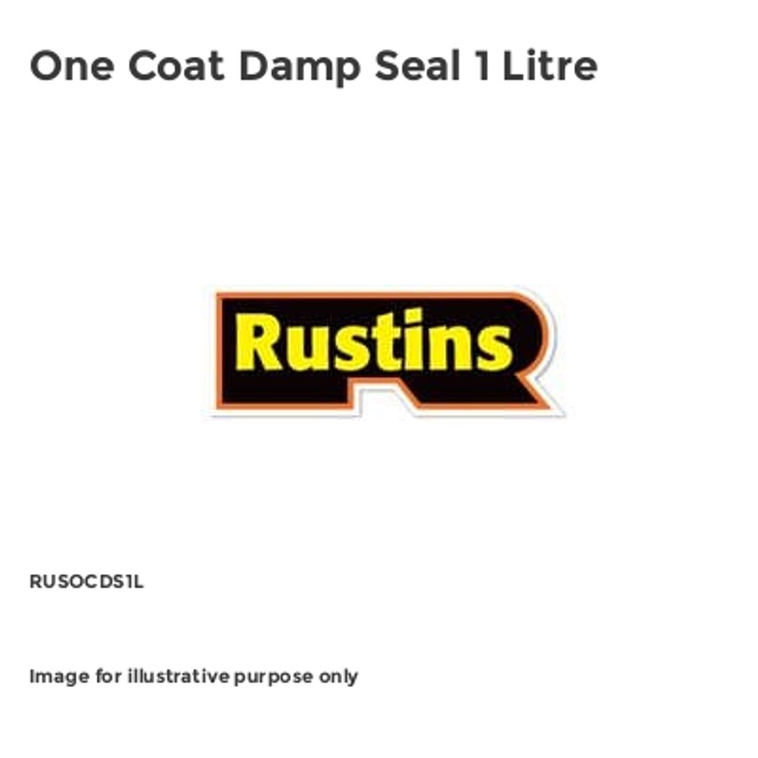 One Coat Damp Seal 1 Litre RUSOCDS1L
