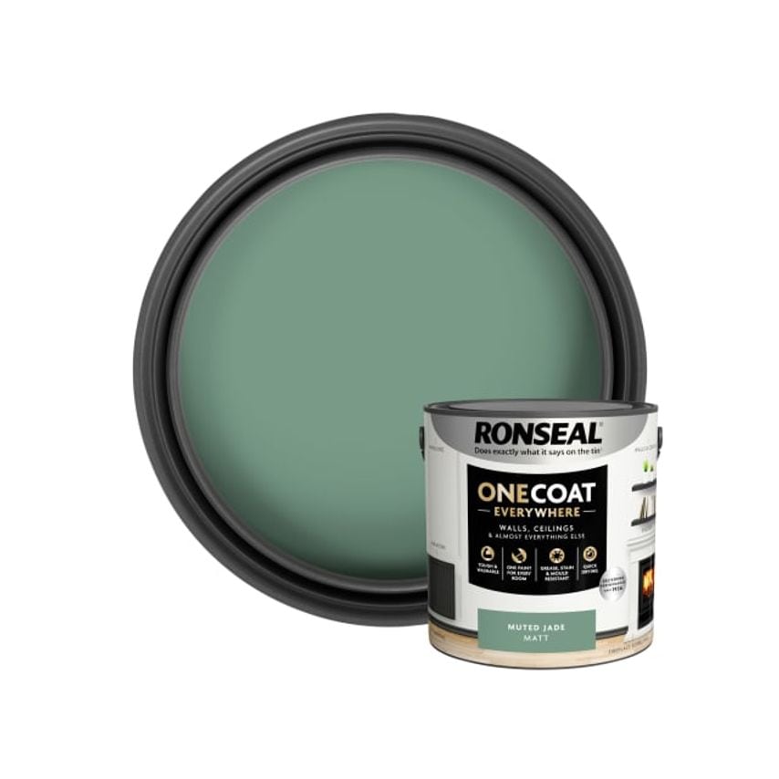 One Coat Everywhere Interior Paint Muted Jade Matt 2.5L