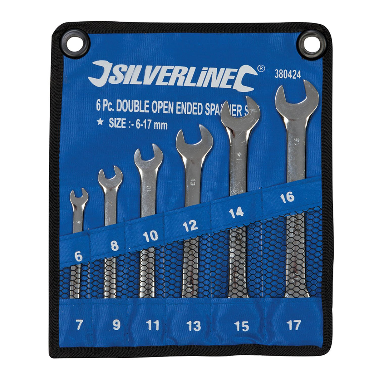 Open-Ended Spanner Set 6 Piece 6 - 17mm
