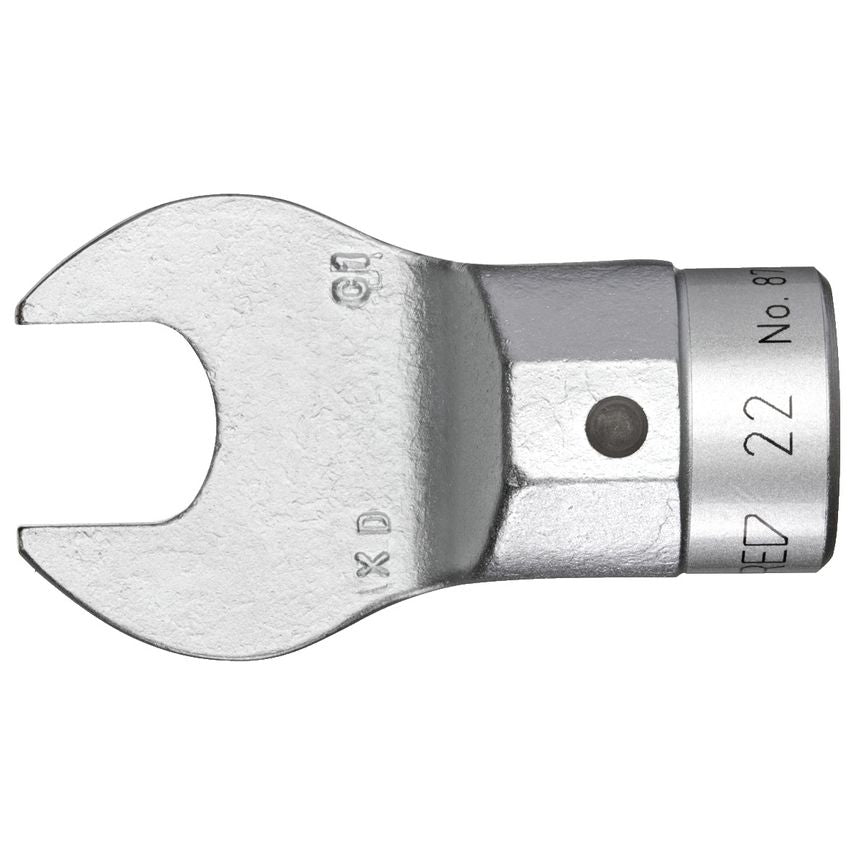 Open end fitting 22 Z 22 mm
