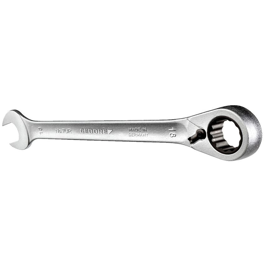 Open ended and ring ratchet wrench