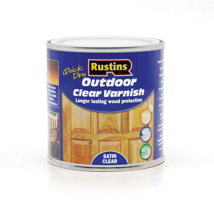 Outdoor Clear Varnish Satin 250ml (EAVS250)