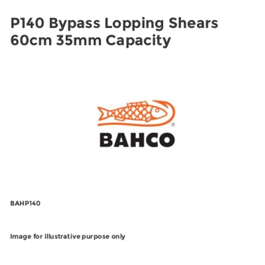P140 Bypass Lopping Shears 60cm 35mm Capacity BAHP140