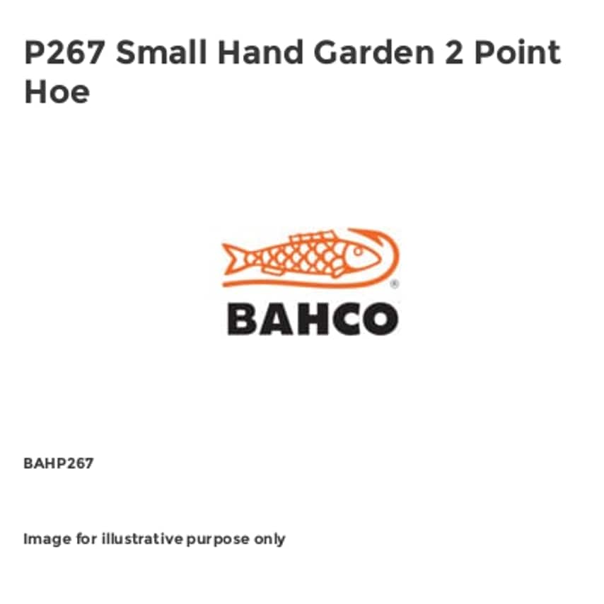 P267 Small Hand Garden 2 Point Hoe BAHP267