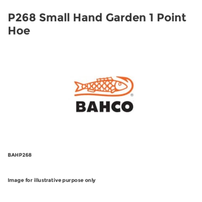 P268 Small Hand Garden 1 Point Hoe