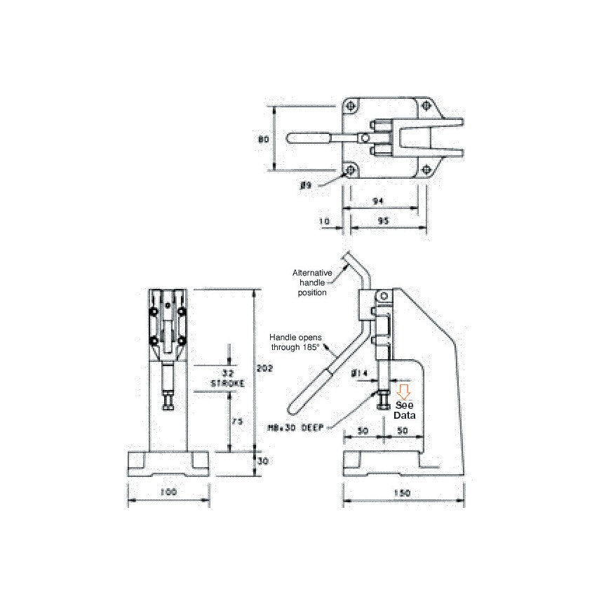 P600PR Manual & Pneumatic Press