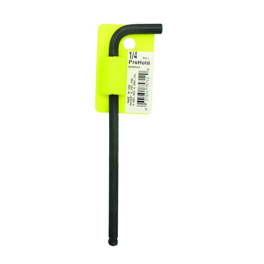 PBL1/4 ProHold Ballend Hex Key, 1/4", 75712