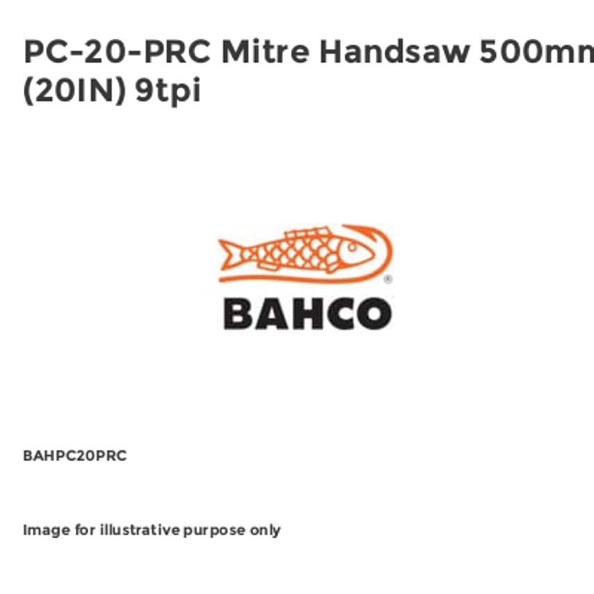 PC-20-PRC Mitre Handsaw 500mm (20IN) 9tpi BAHPC20PRC