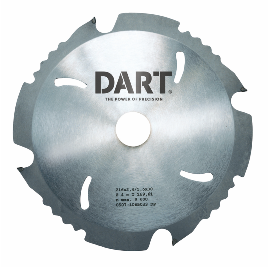 PCD Fibre Cement Saw Blade 216Dmm x 30B x 4Z