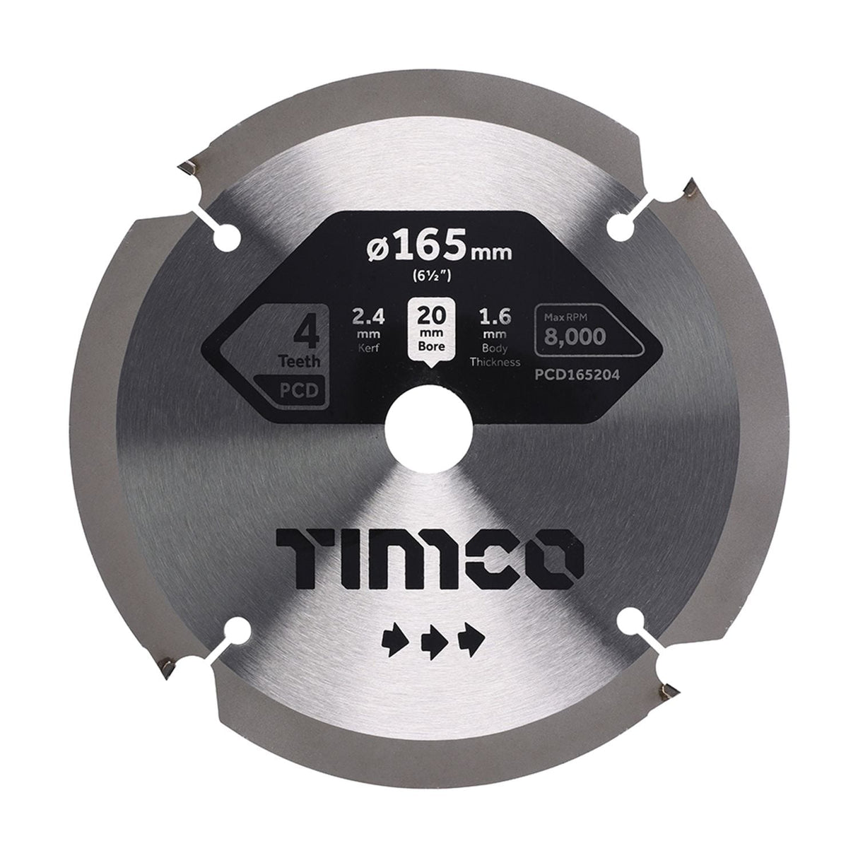 PCD Fibre Cement Saw Blade - PCD165204