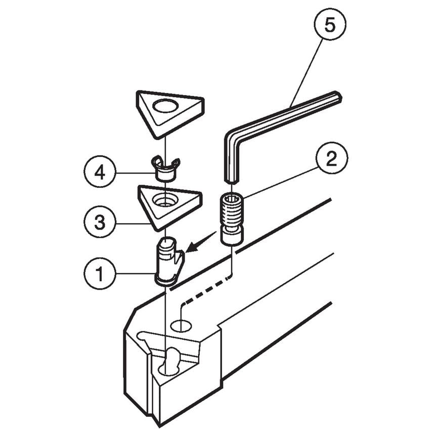 PCLNL 1616H 09 Tool Holder