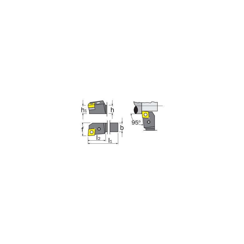 PCLNL 3232P19 External Toolholder