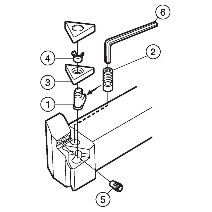 PDJNR 1616H 11HP Tool Holder