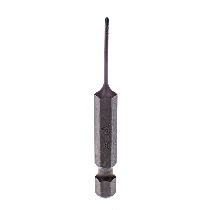 PH0 Phillips (Precision 1.4mm) Screwdriver Bit 1/4" Hex Drive 60mm Long