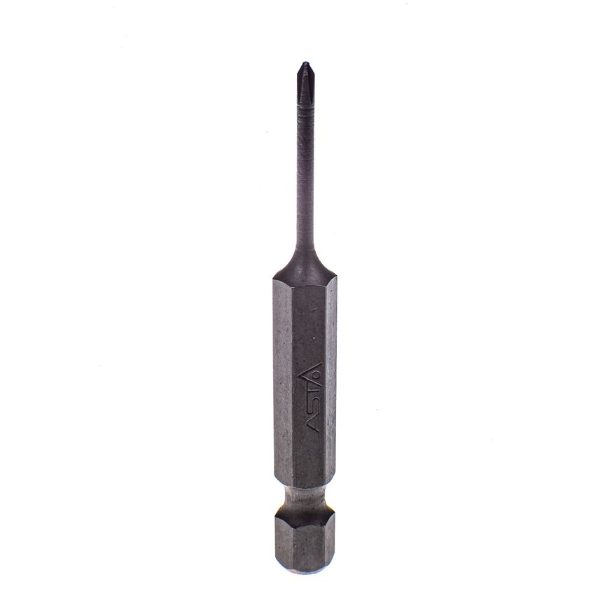 PH0 Phillips (Precision 2mm) Screwdriver Bit 1/4" Hex Drive 60mm Long