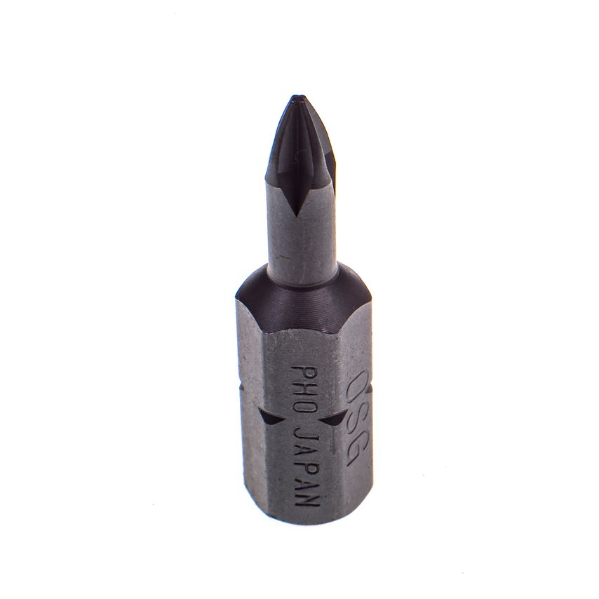 PH0 Phillips Screwdriver Bit 1/4" Hex Drive 25mm Long