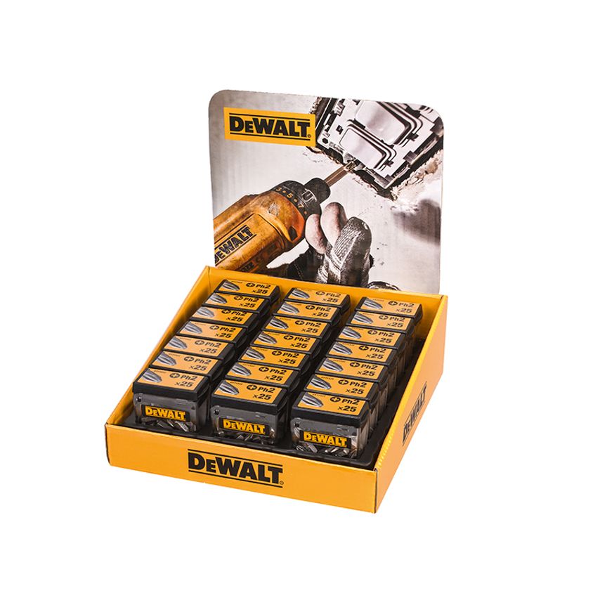 PH2 25mm Standard Tic Tac Display 21 x Packs of 25 DEWDT71522QZ