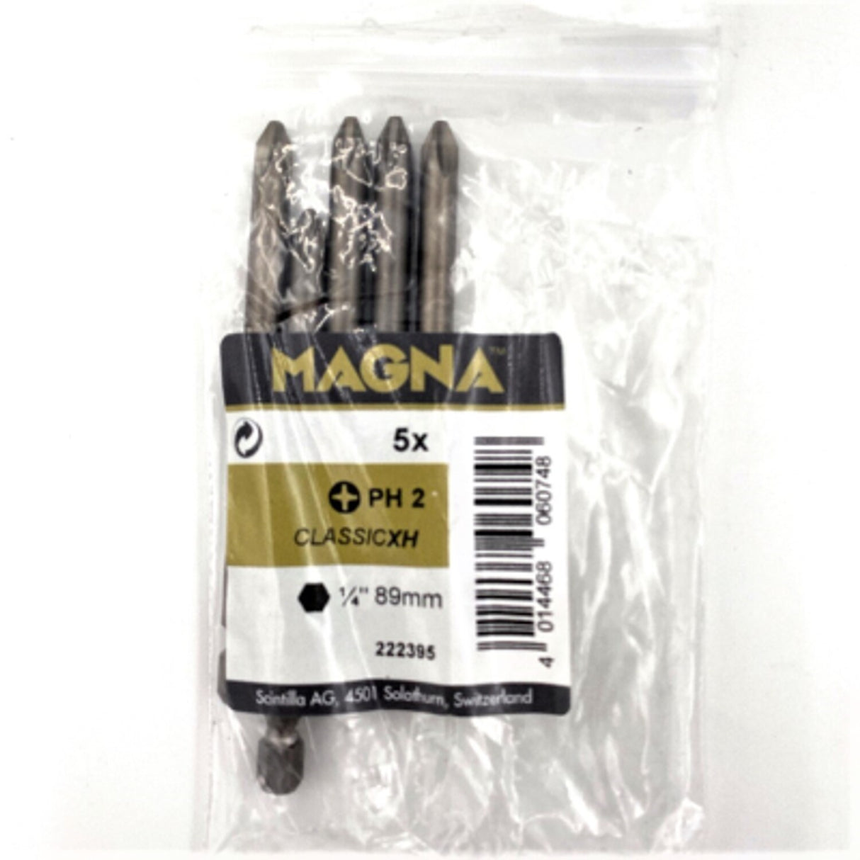 PH2 x 89mm Extra Hard 1/4in Hex Screwdriver Bit