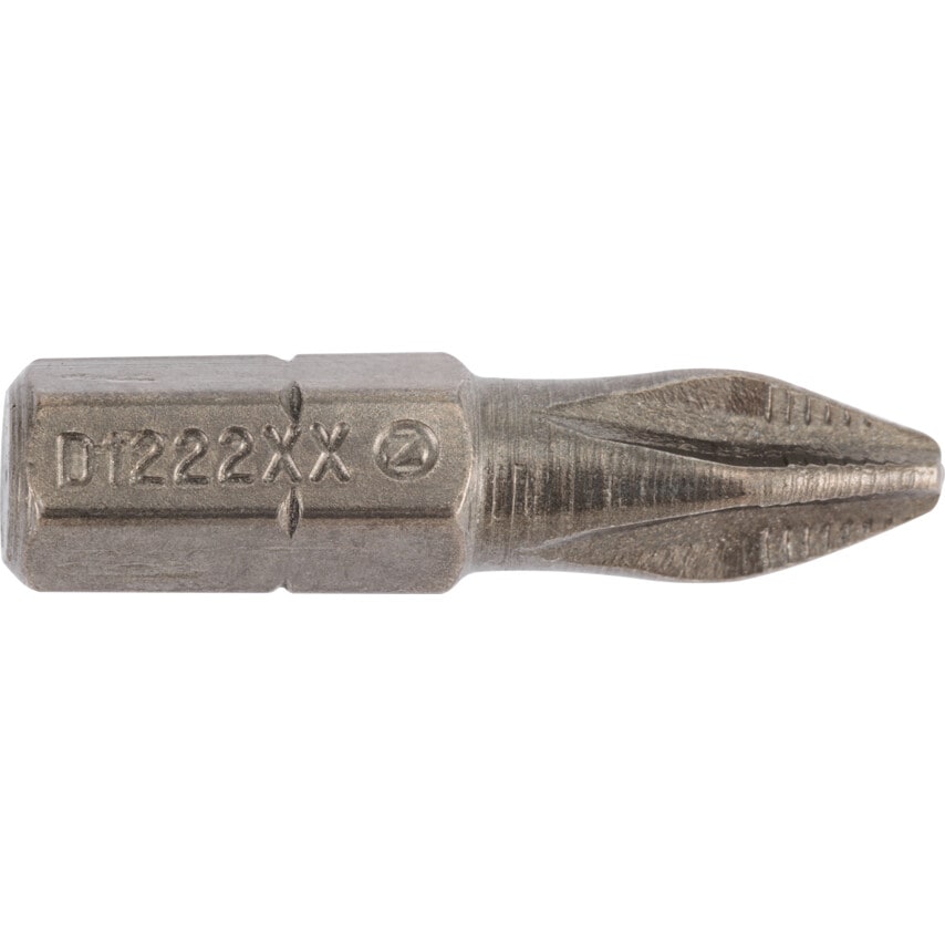 PH2x25mm 1/4in Hex Phillips Acr Bit (D1222XXACR-B)