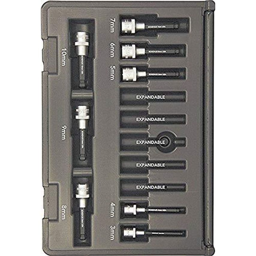 PHBX8M/S-2C Ballend Series Inhex Socket Bit Set8 Piece mm 2", 30487