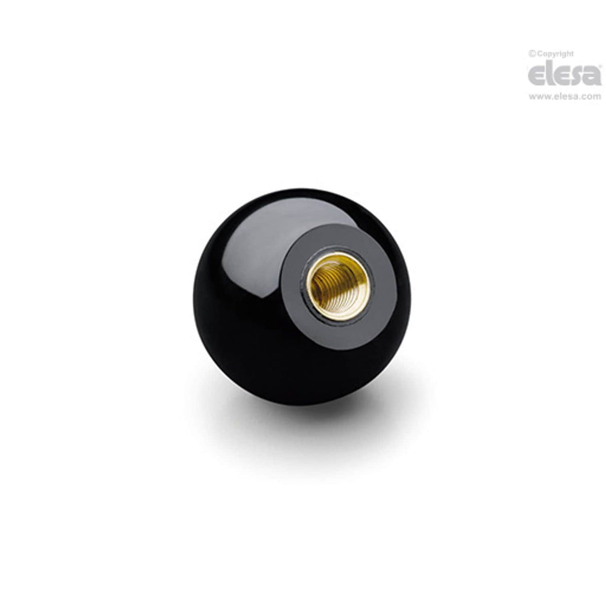 PLX Spherical knobs Duroplast Boss with threaded hole PLX.20 B-M4