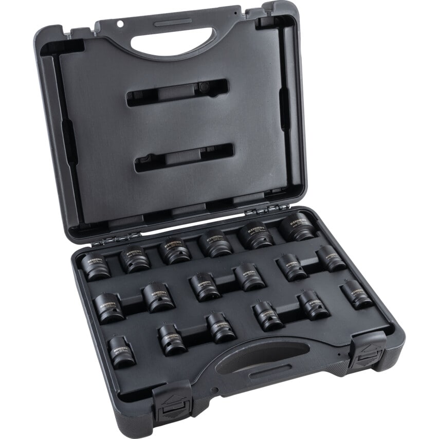 PM18m 1/2" Square Drive Impact Socket Set - 18 Piece