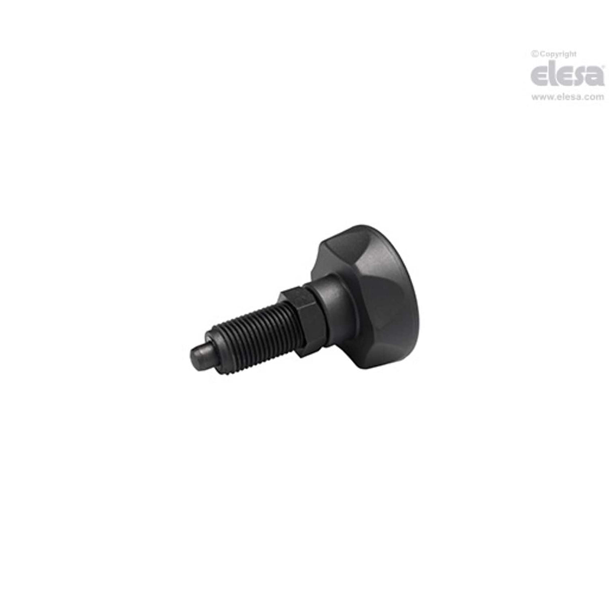 PMT110 Indexing plungers SUPER-technopolymer body Black-oxide steel plunger without locking nut PMT.110-8-M16x1,5-A