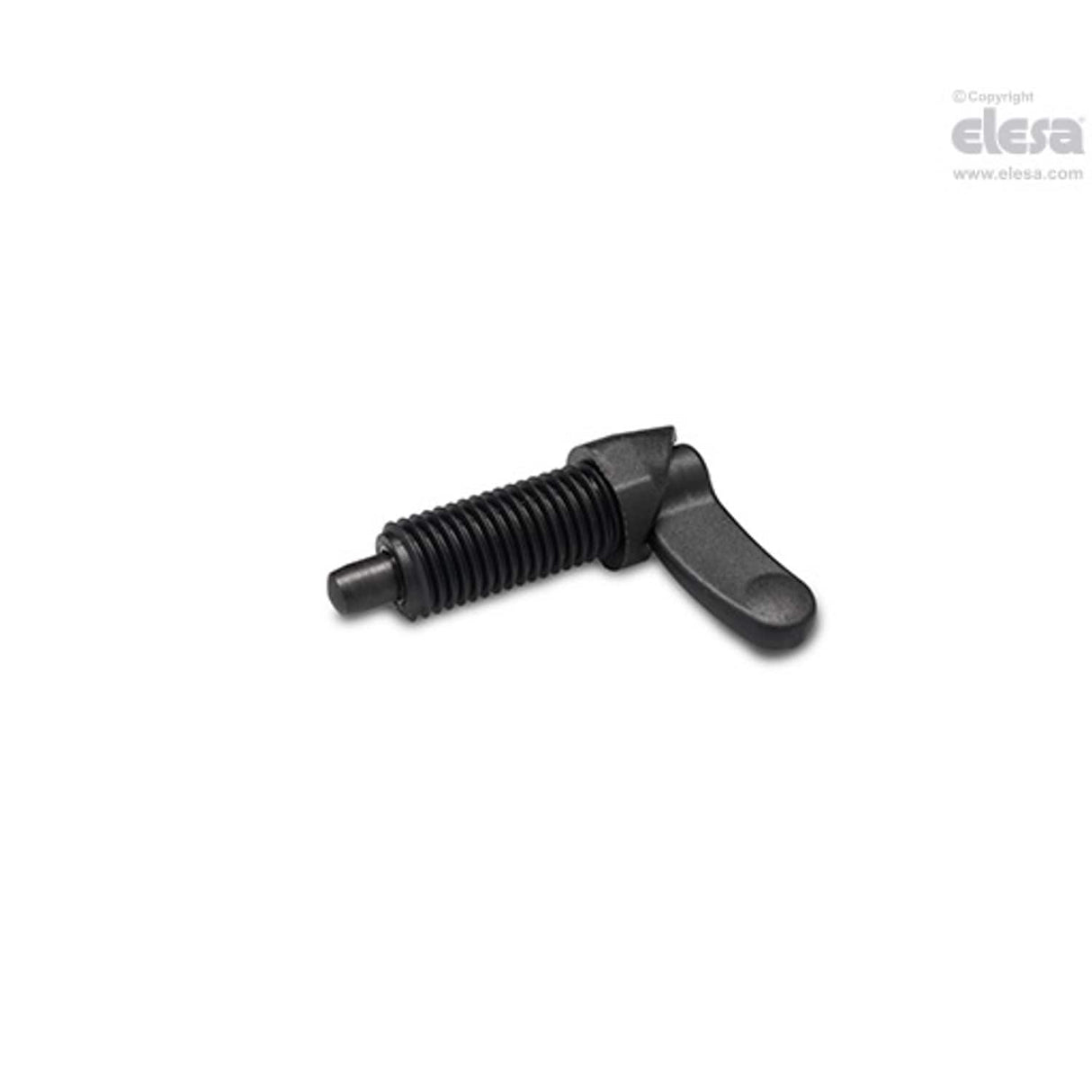 PMT200 Locking indexing plungers Rest in retracted position SUPER-technopolymer body Black-oxide steel plunger without locking nut PMT.200-6-M12x1,5-A