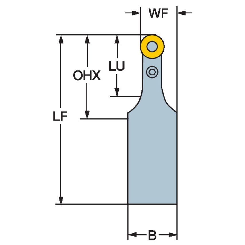 PRDCN 4040S 25 Tool Holder