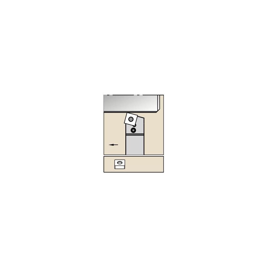 PSBNL2020K12 P Clamping Holder W20, 0MM L125