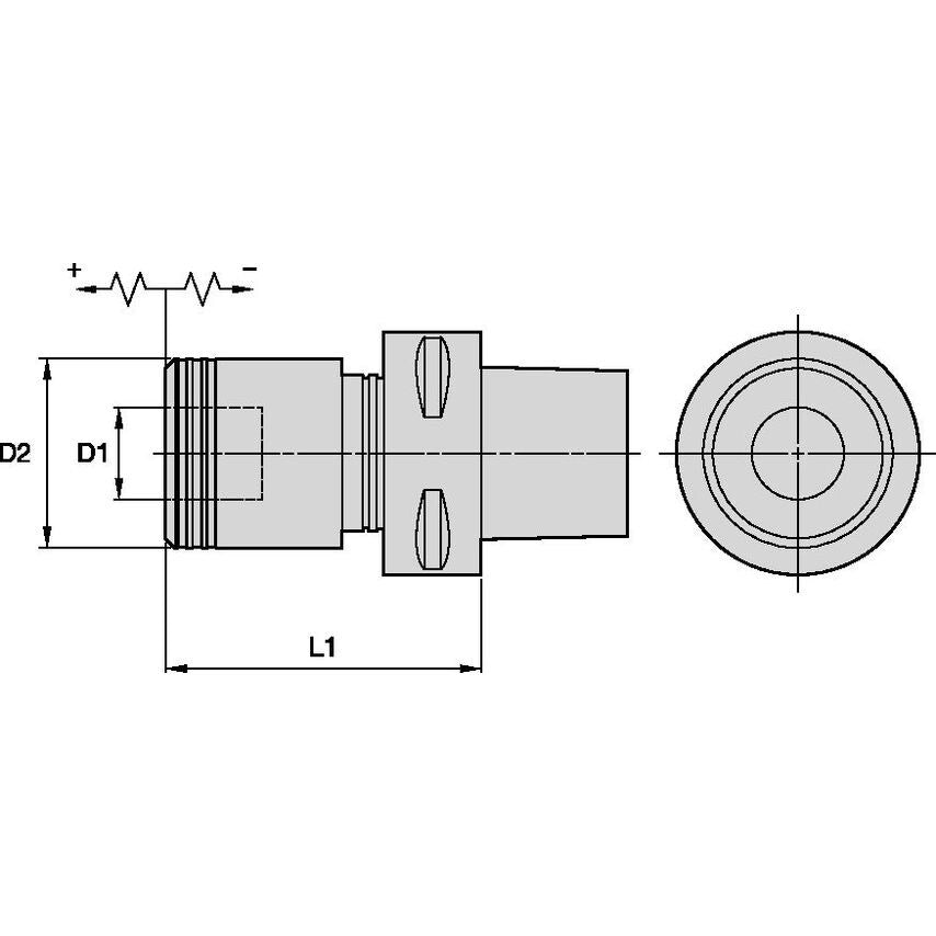 PSC50TC1065M PSC50 Tap Chuck Tension/Comp