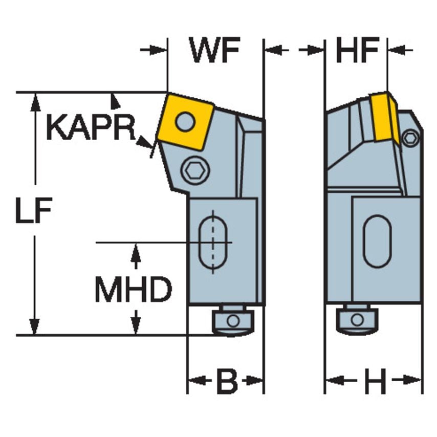 PSRNL 16CA-12 T-Max P Cartridge for Turning