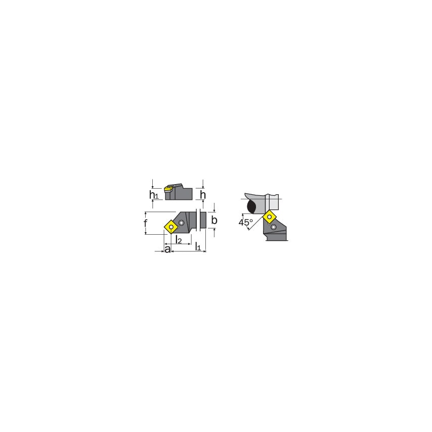PSSNL 2020K12 External Toolholder