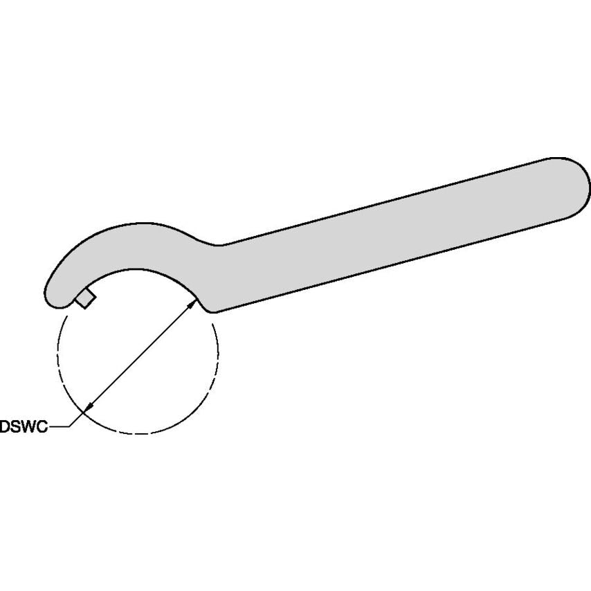 PSW350 3 1/2 Pin Spanner Wrench