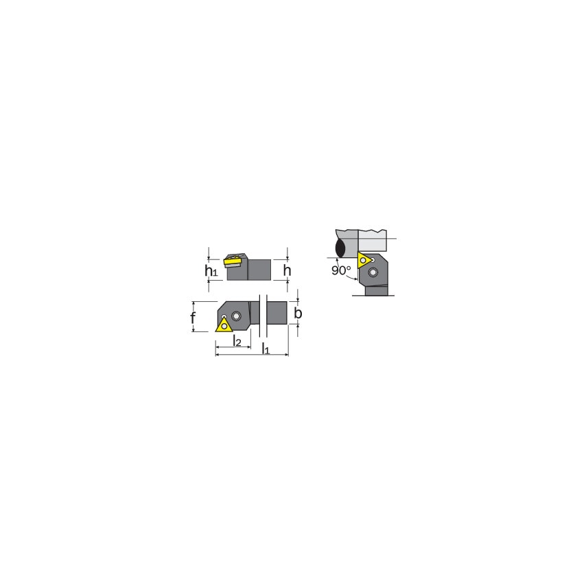 PTGNL 1616H16 External Toolholder