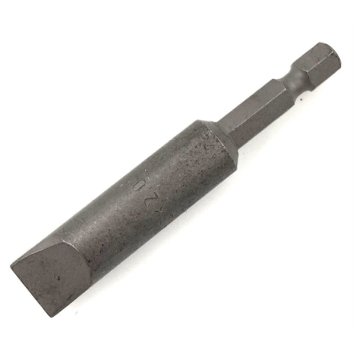 PTI 12.0mm x 2.0mm x 70mm 1/4in Hex Slotted Screwdriver Bit