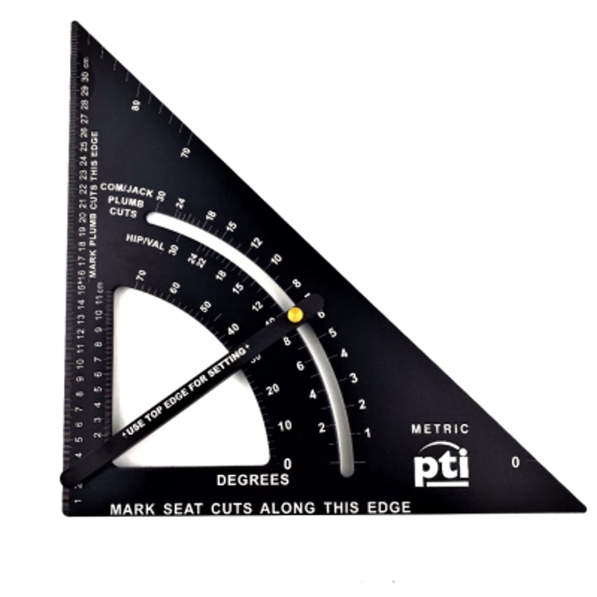 PTI 12in Adjustable Quick Square with Layout Tool