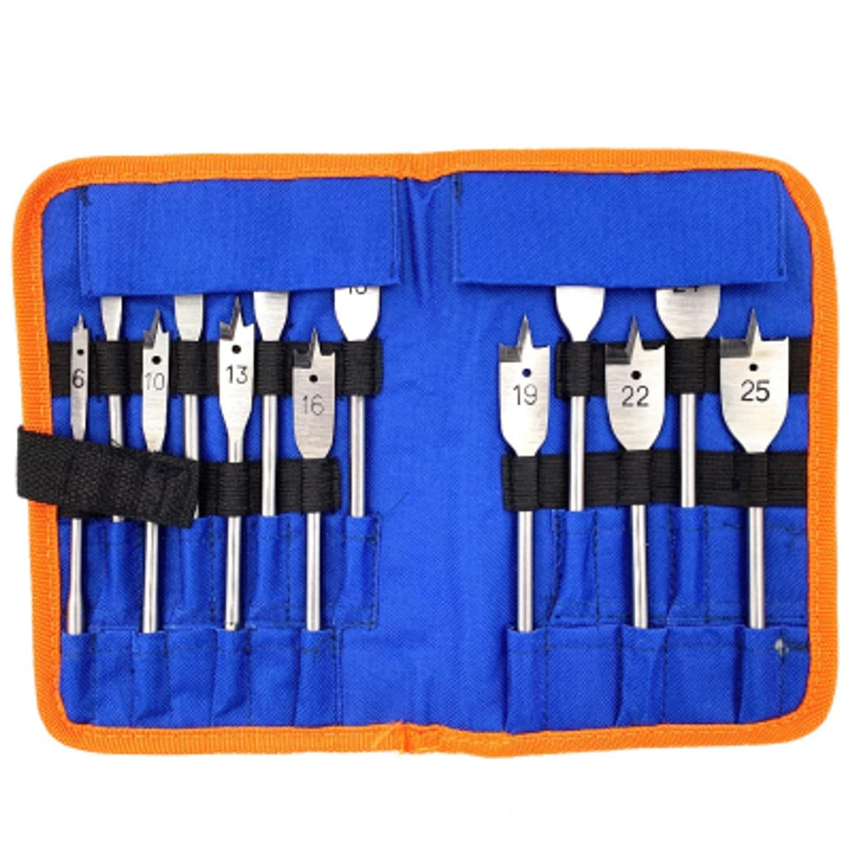 PTI 13 Piece Flat Bit Set 6mm - 25mm